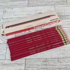 Faber-Castell Col-erase Erasable Color Pencils Carmine Red 1277 Box - Only 10pcs